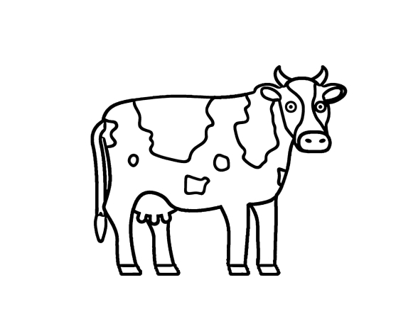 Cow Coloring Book - 110 images - the largest collection. Print or download for free.