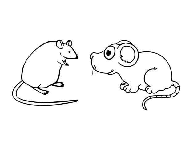 Mouse and Rat coloring pages. 120 images is the largest collection. Print or download for free.