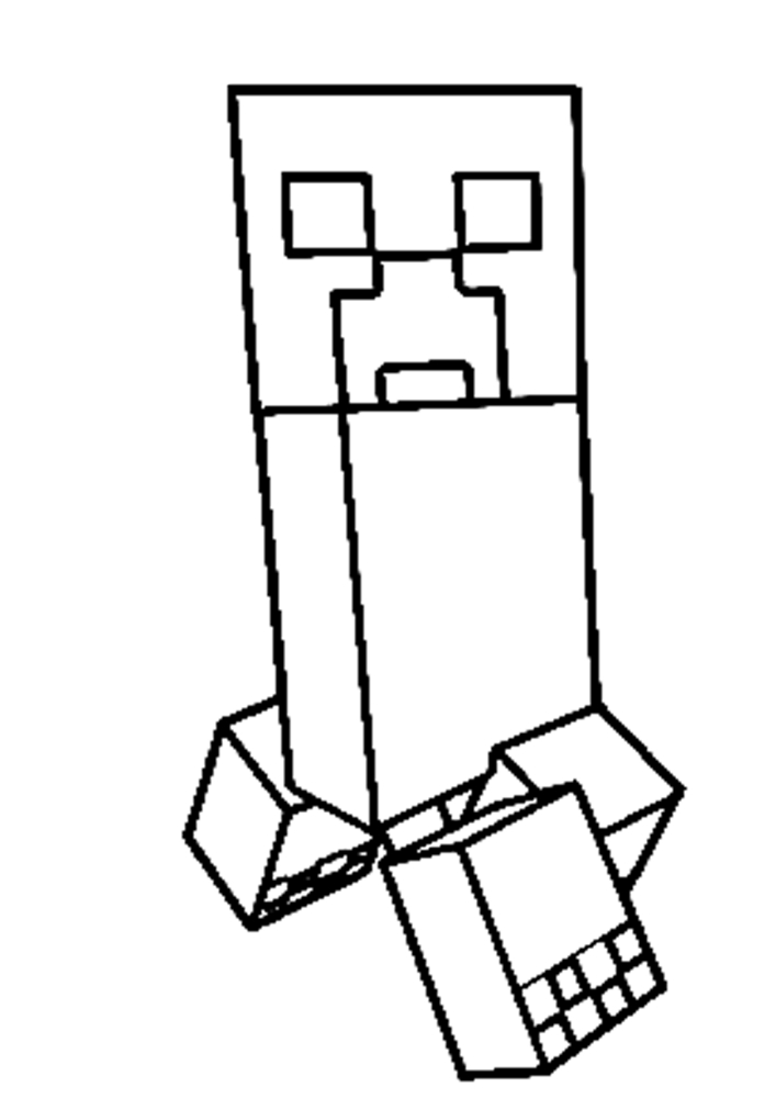 Como Desenhar o Creeper do Minecraft 