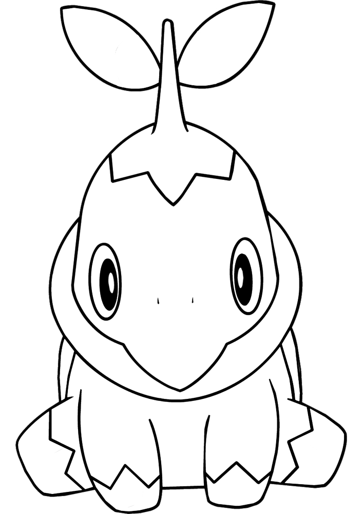 coloring pages pokemon snivy comics