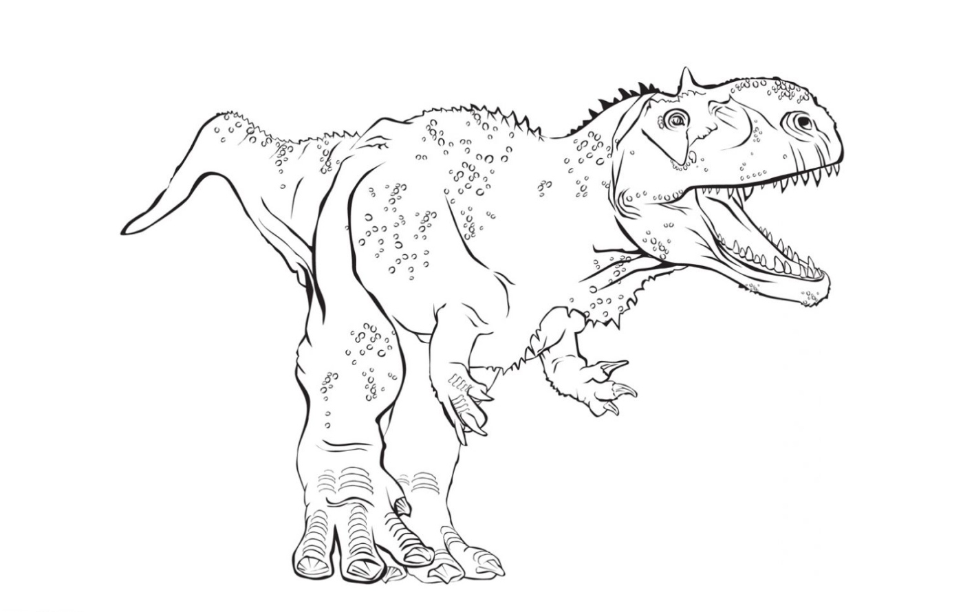 Dibujos para colorear de dinosaurios para imprimir y descargar. -  