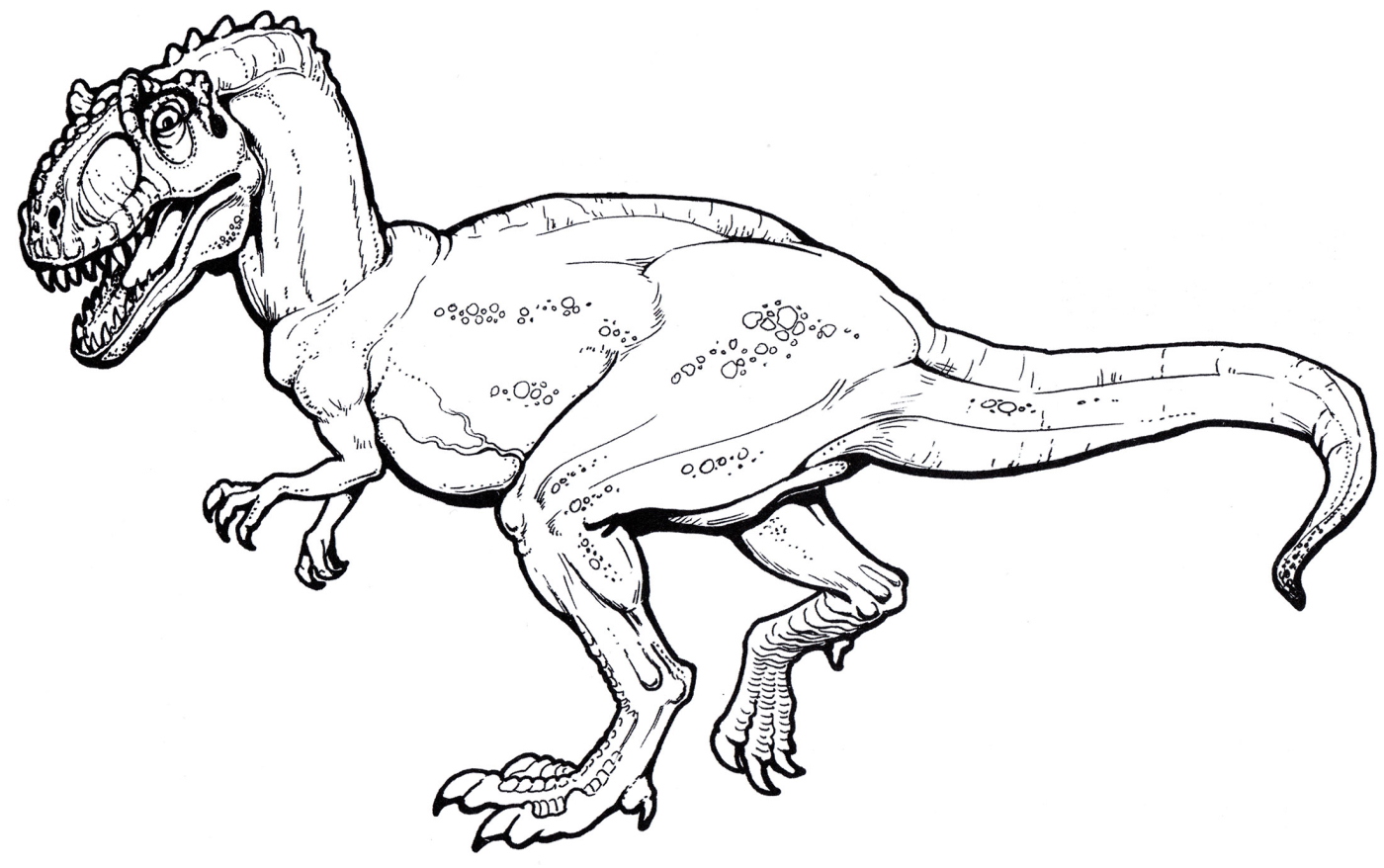 Dinosaurier - ausmalbilder zum Ausdrucken und Herunterladen.