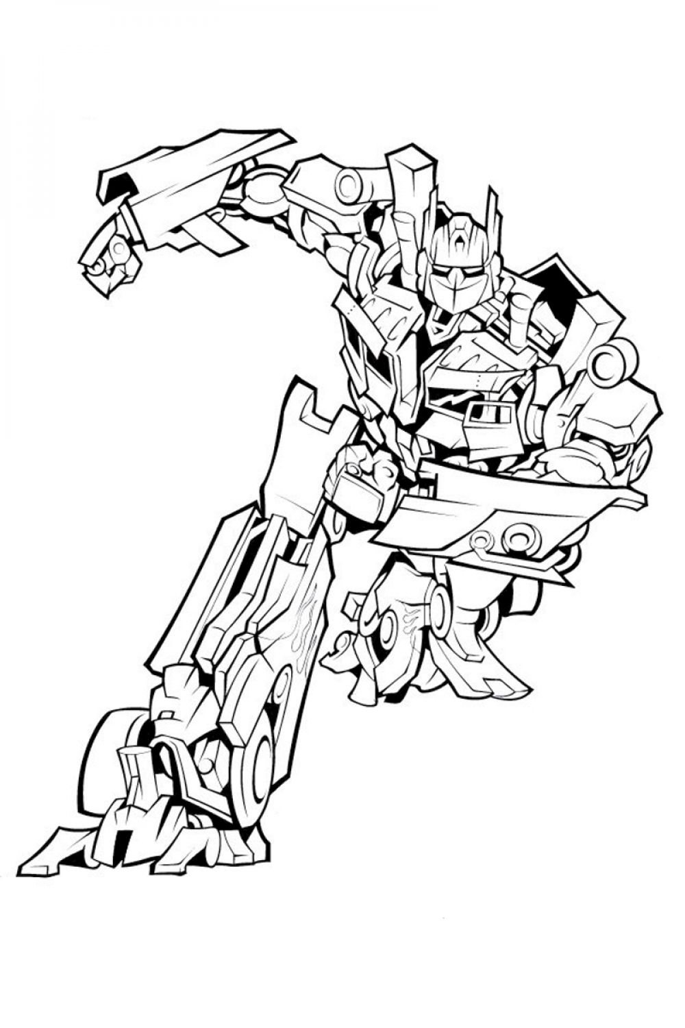 Coloriage Transformers – Imprimer Gratuitement