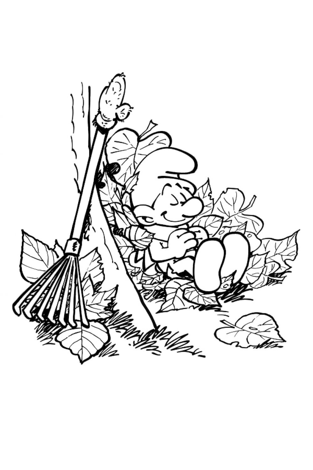 Smurfs Coloring Pages. Print Coloring Pages for free.