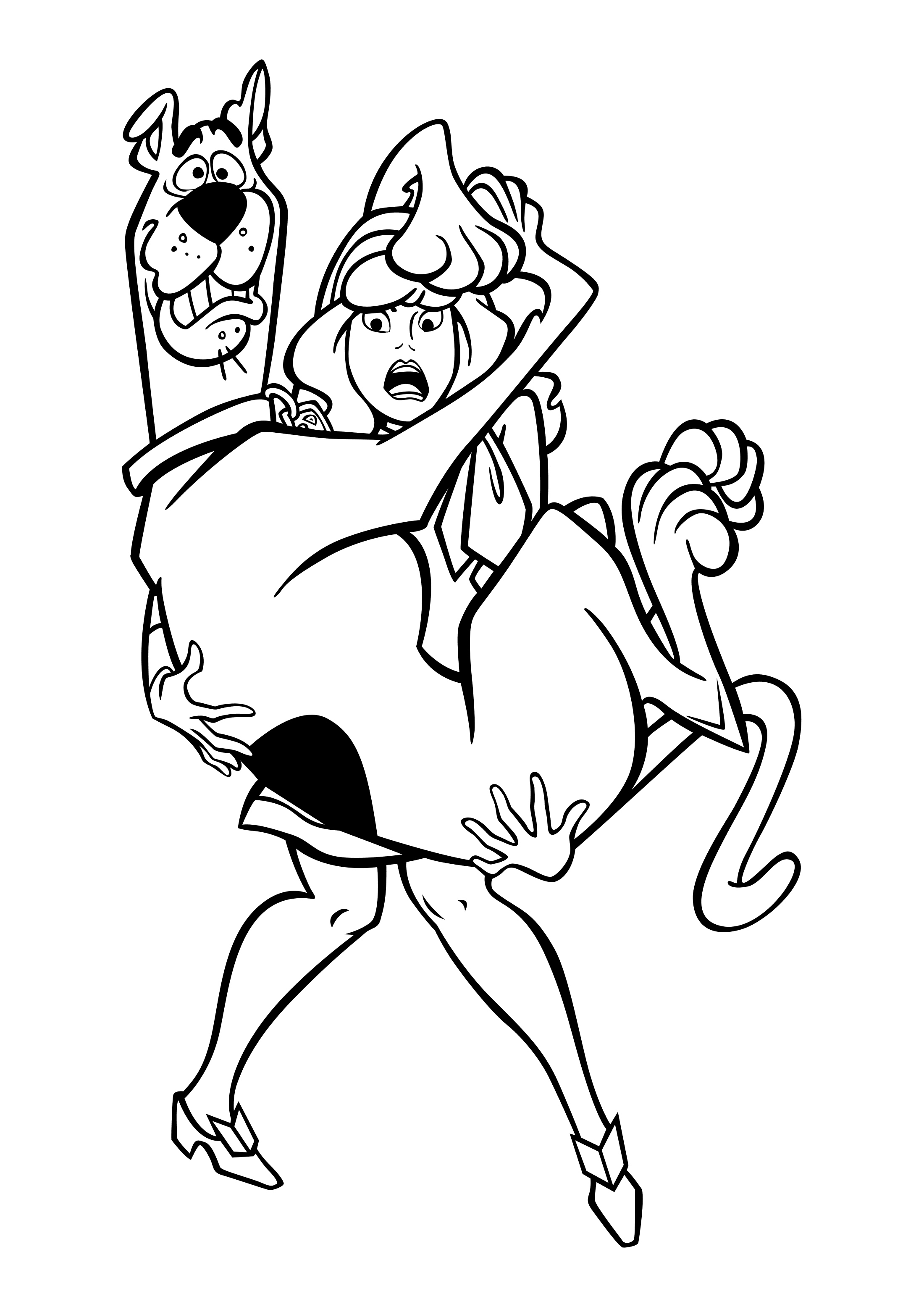 Desenhos Para Colorir Scooby-Doo Imprimir