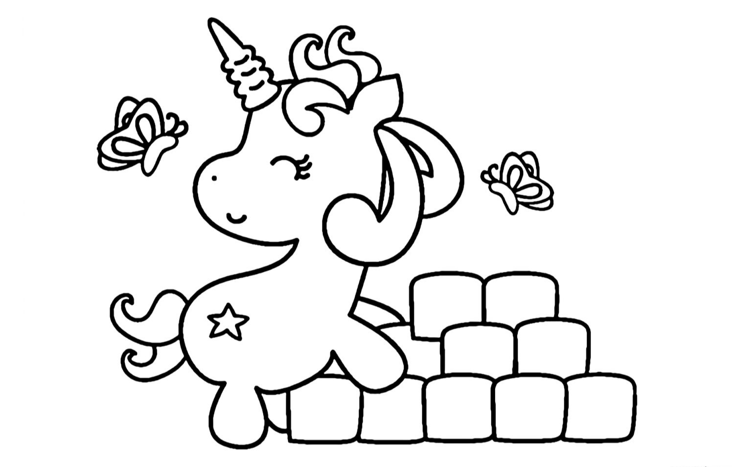 Unicorn Coloring Pages for Girls – Print for free