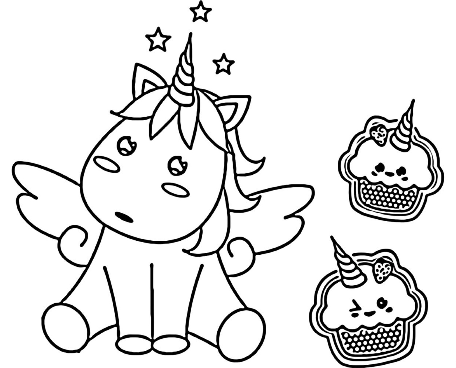 Unicorn Coloring Pages for Girls – Print for free