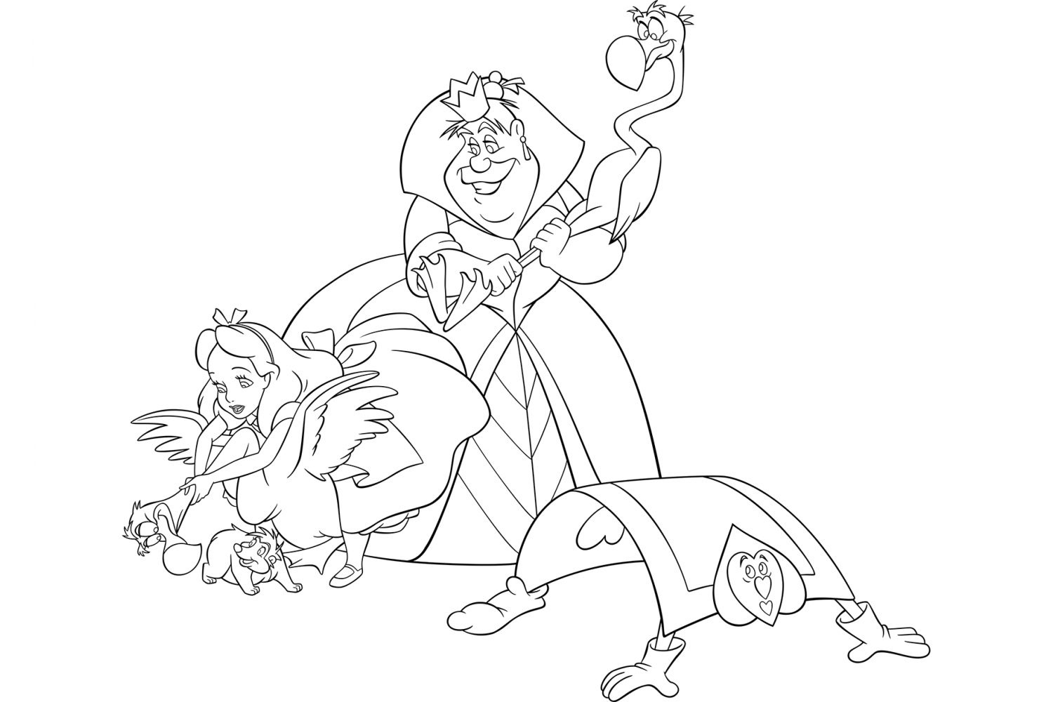 Alice in Wonderland – Coloring Pages for print
