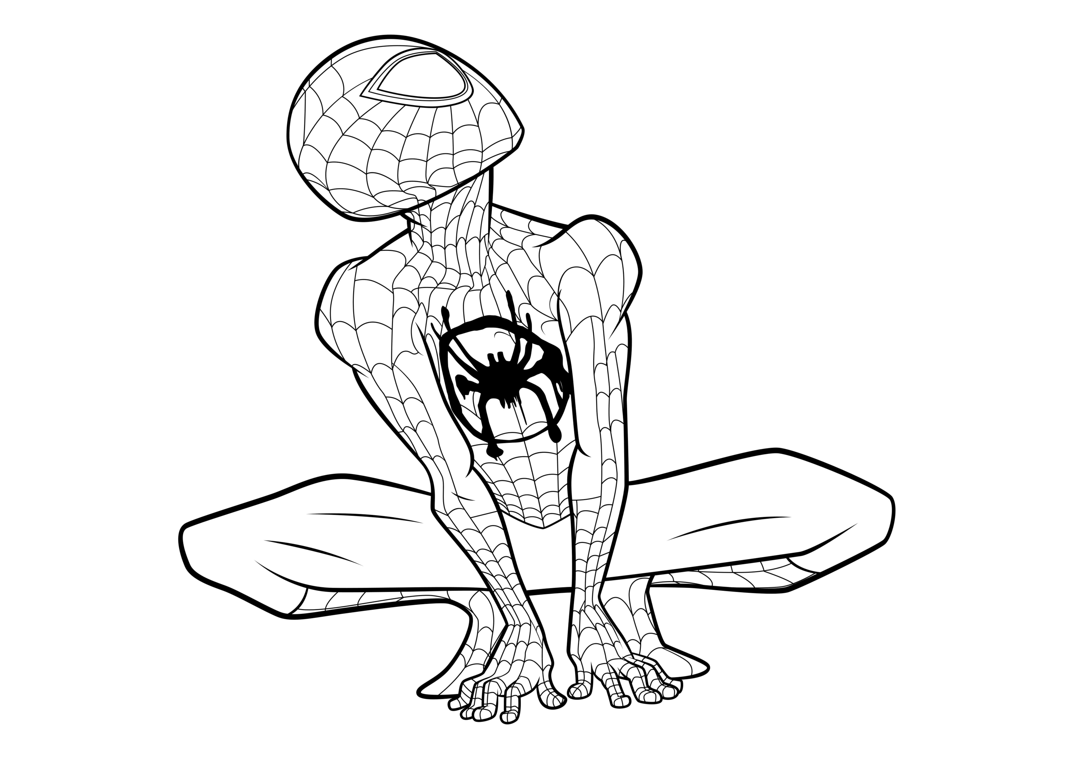 Spiderman Ausmalbilder – Kostenlos ausdrucken.
