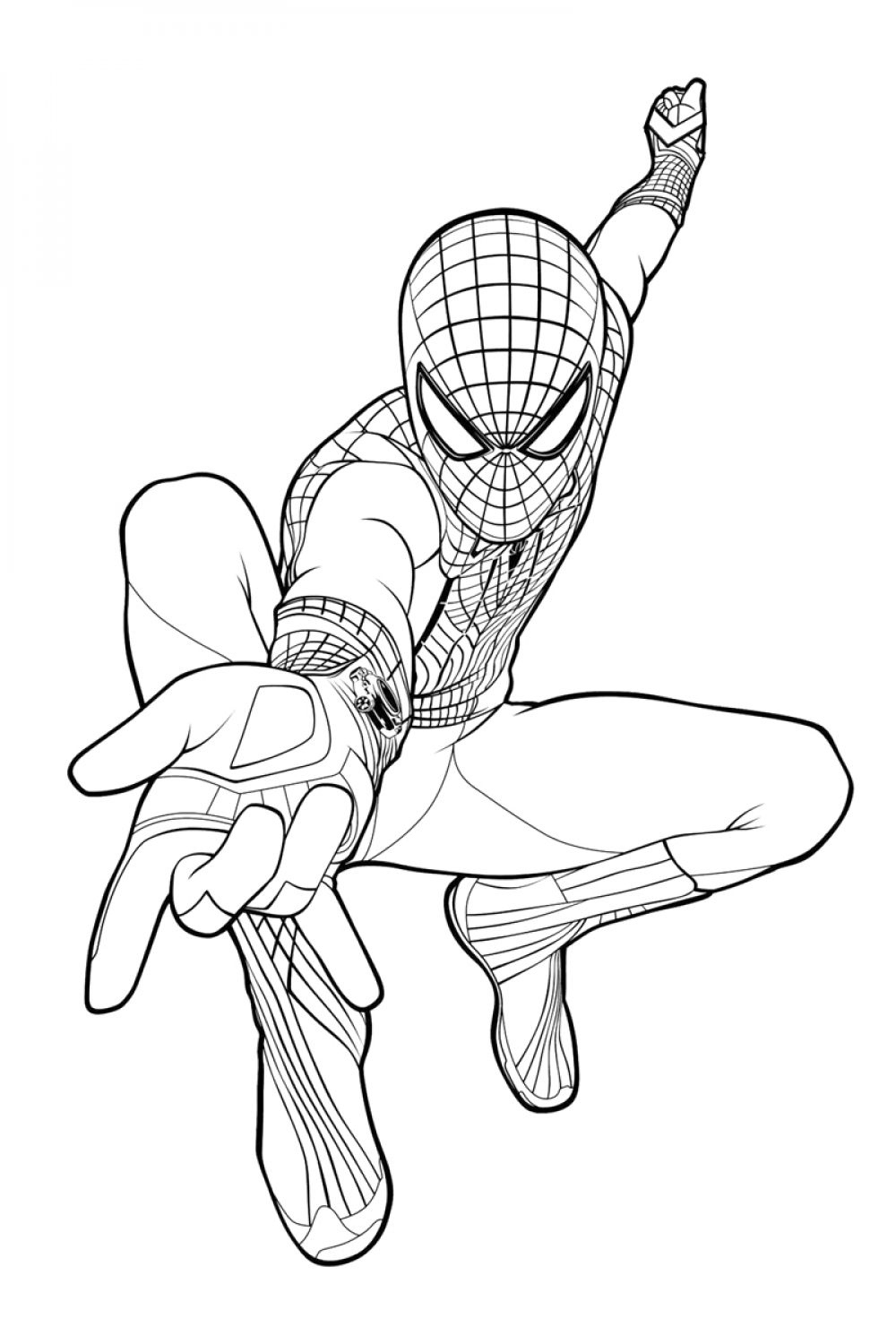 Spiderman Ausmalbilder – Kostenlos ausdrucken.   Razukraski.com