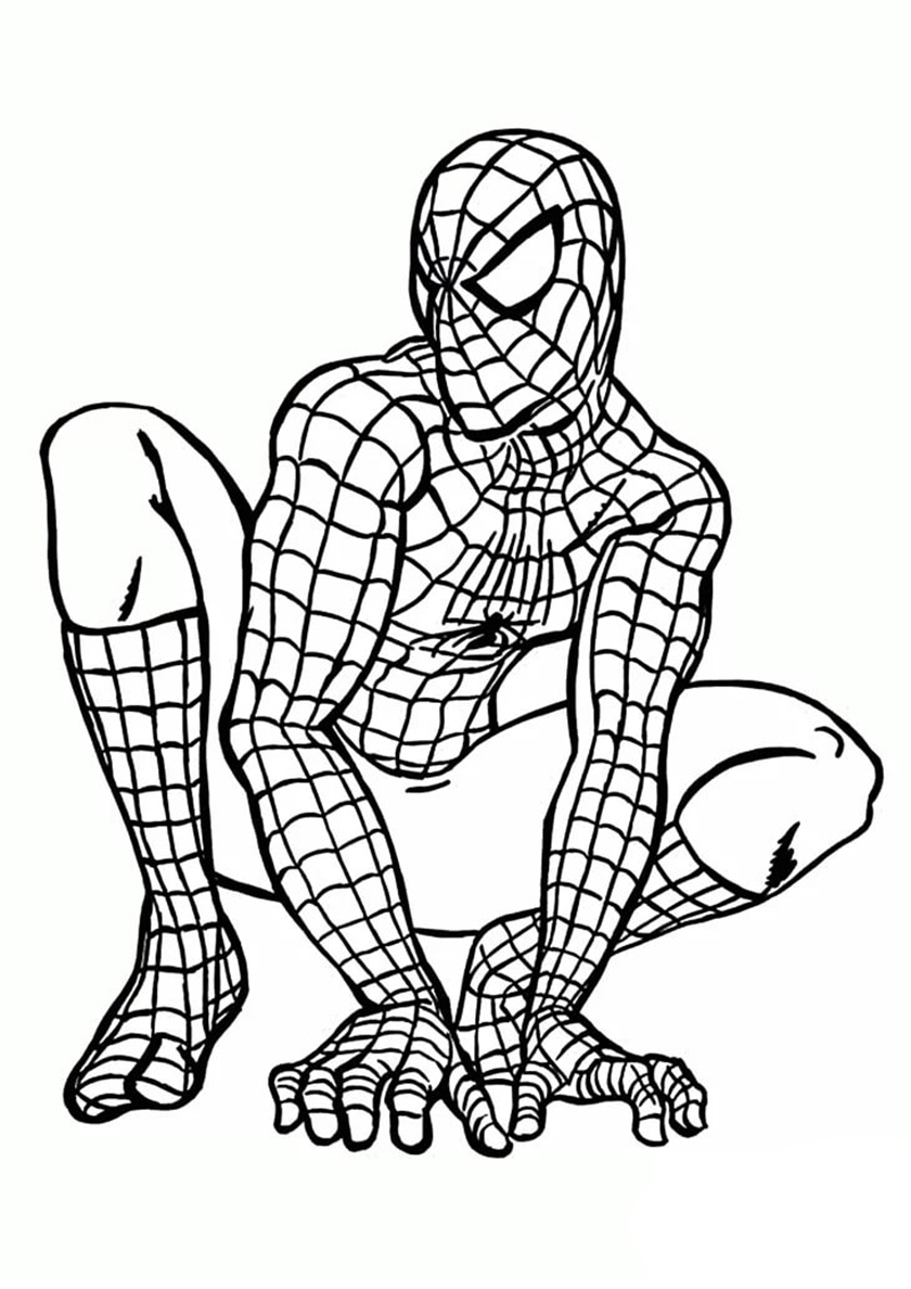 Spiderman Ausmalbilder – Kostenlos ausdrucken.   Razukraski.com
