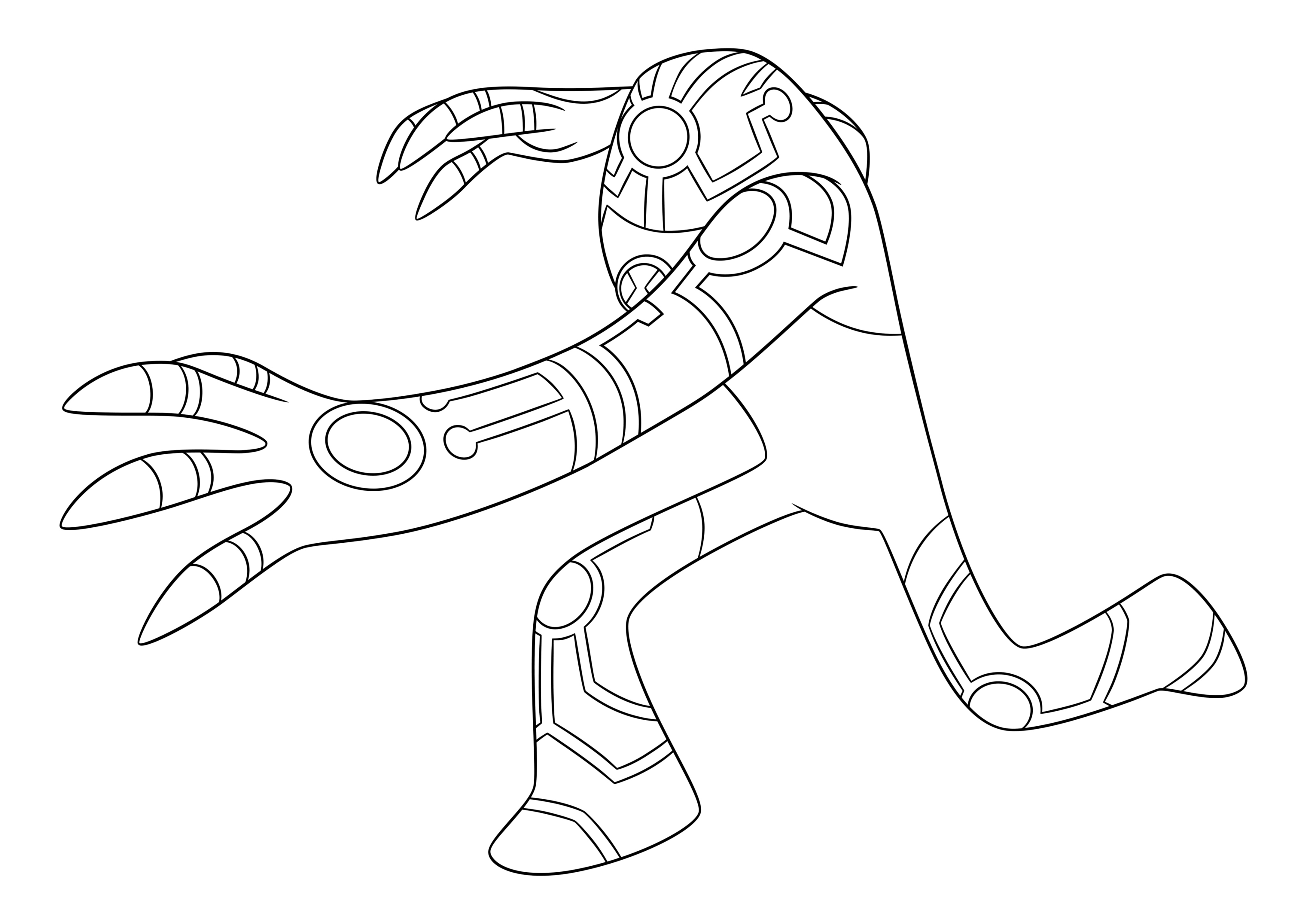 Print Ben 10 Coloring Pages for free.