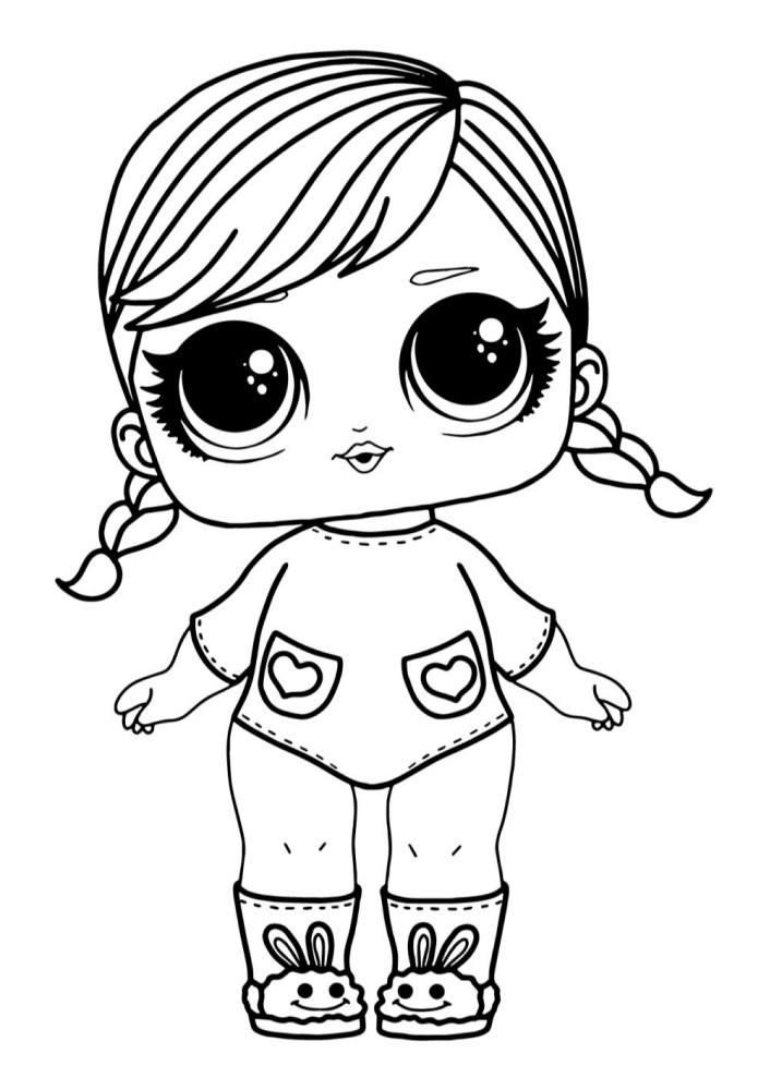 Print Coloring pages Dolls for Girls
