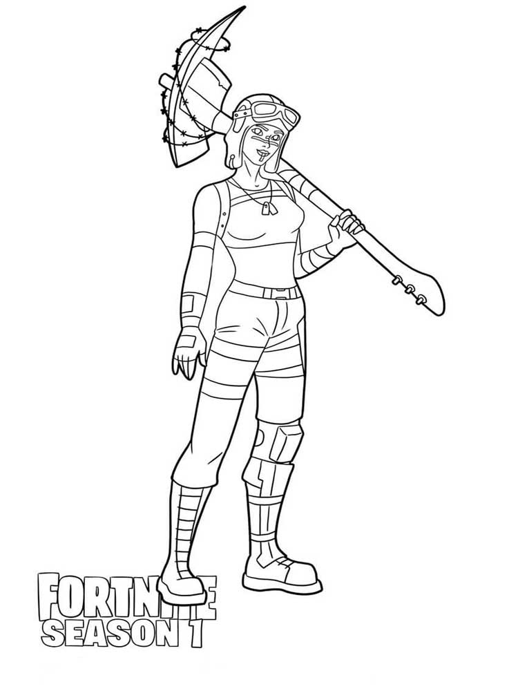 Fortnite Coloring Pages – Print