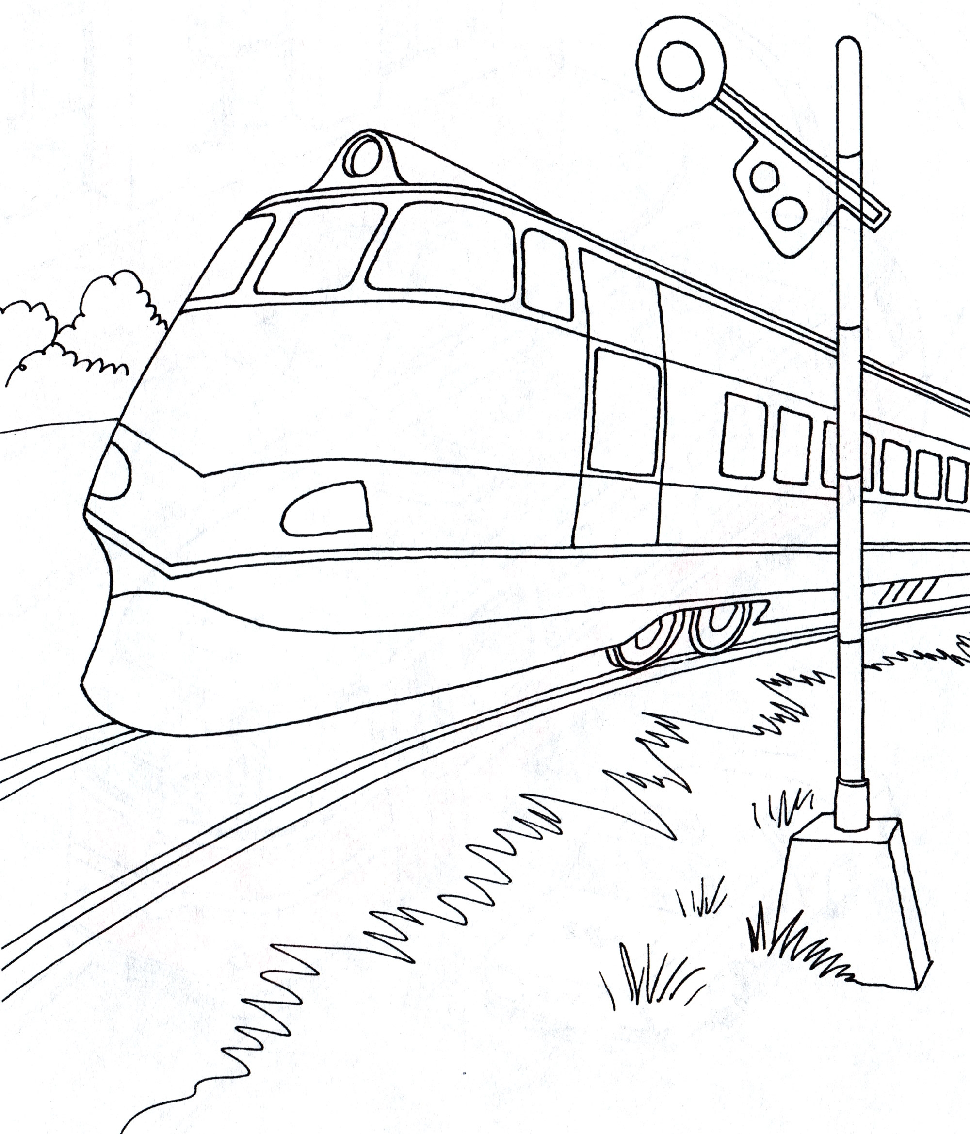Coloring Pages Transport for boys