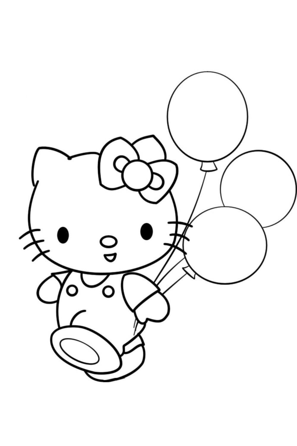 Hello Kitty Para Colorir Imprimir