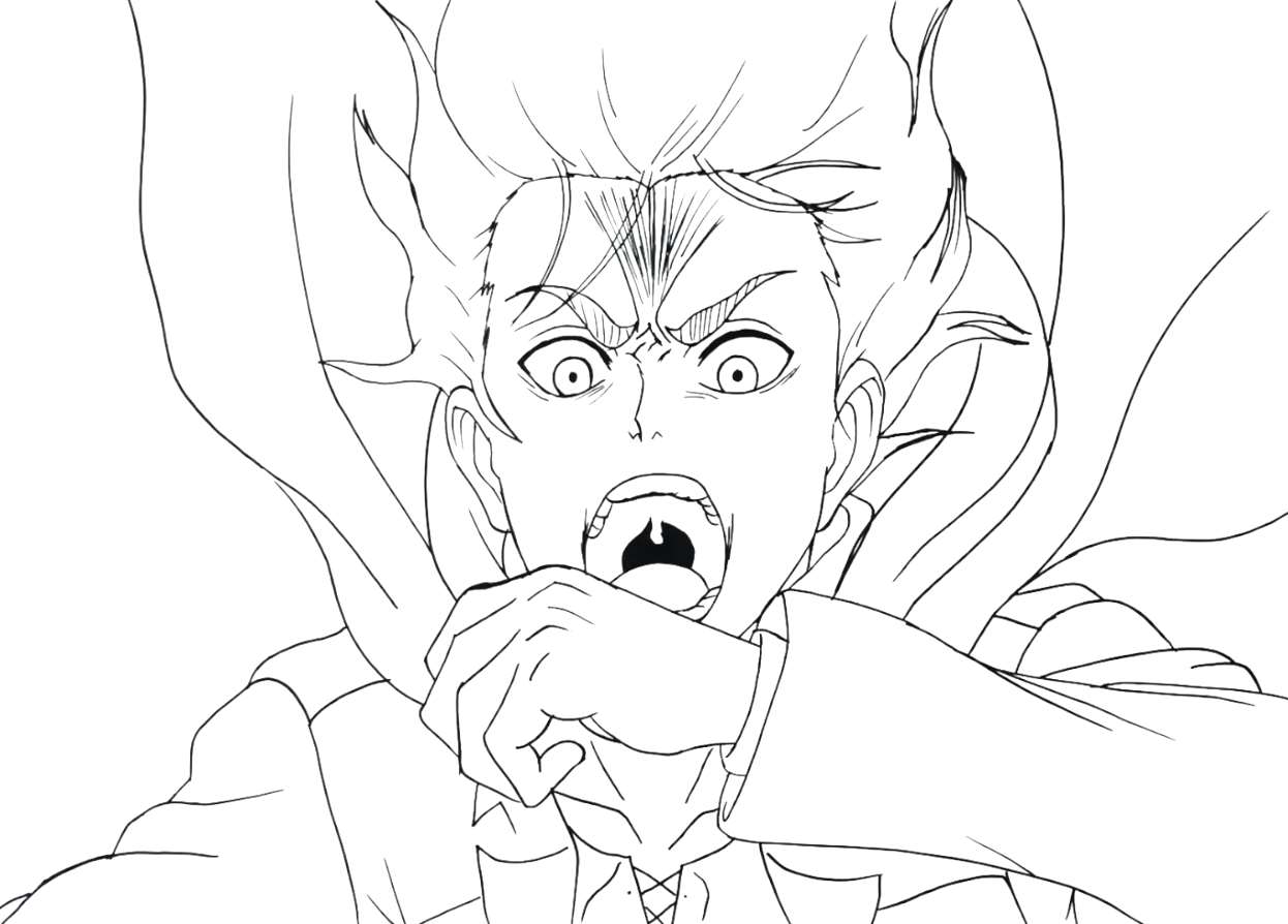 Coloring page Attack on Titans Attack on Titans Eren