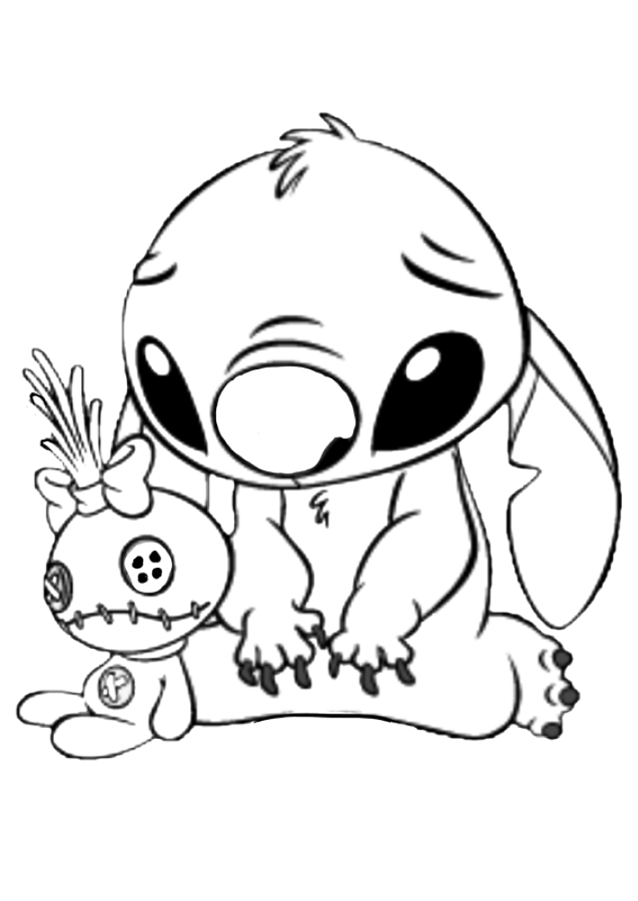 85+ Desenhos de Lilo e Stitch para Colorir (PINTAR)