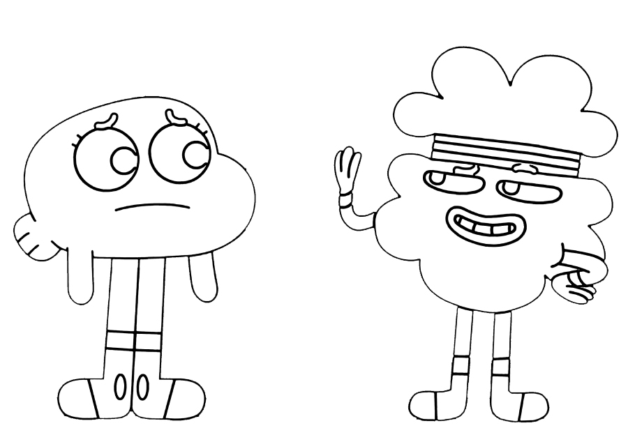 Gumball & Darwin para imrprimir 5