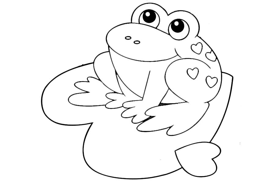 A frog waiting for love