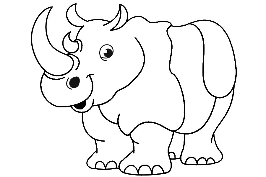 Интересный носорог