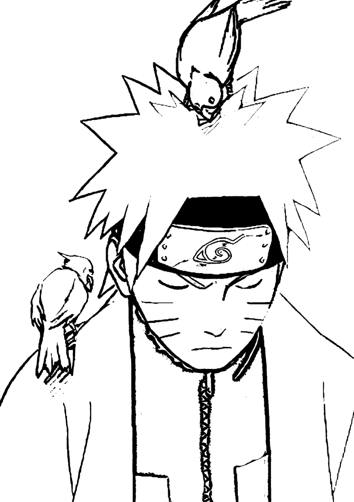 Naruto e os pássaros