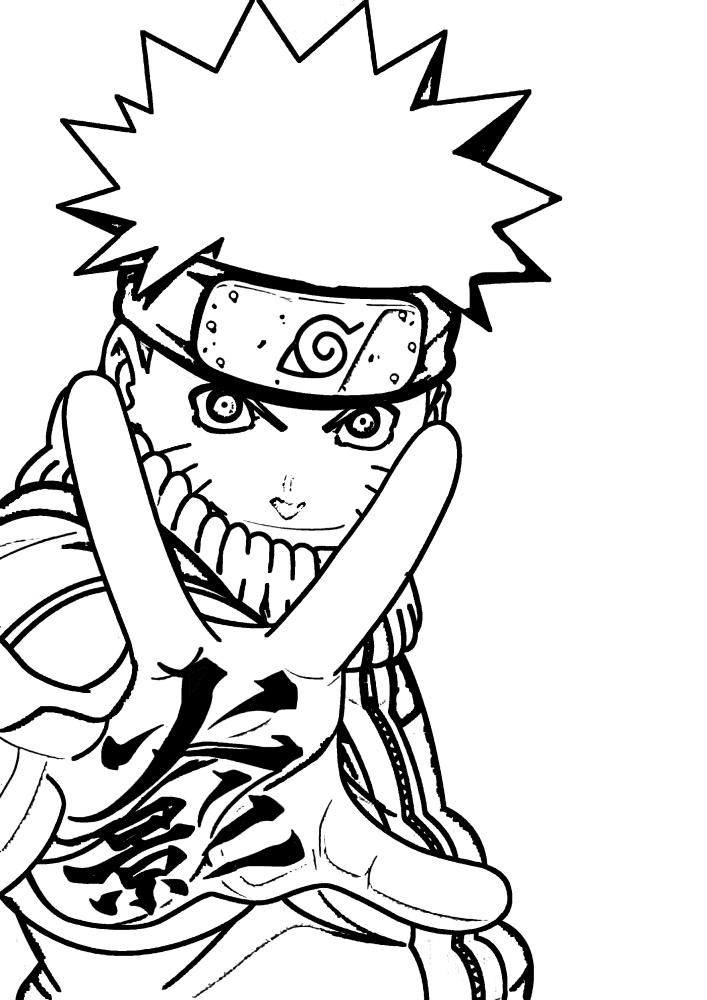 Anime Naruto livre de coloriage