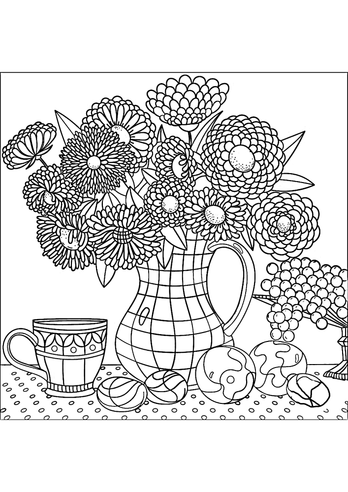 Detailed to the smallest detail coloring book