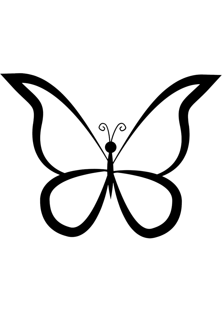 Malbuch Schmetterling für Kinder