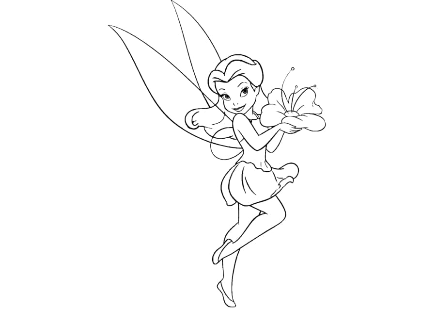 Tinker Bell turned around