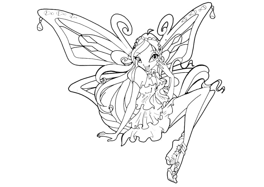Fairy Wings-coloring book