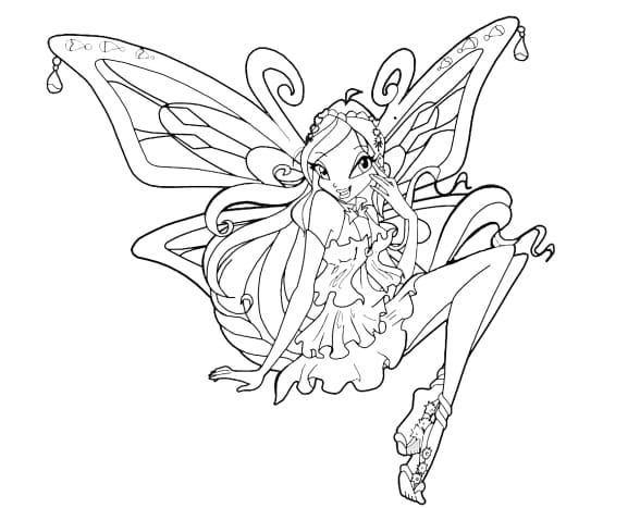 Fairy Coloring Pages - Print or download for free
