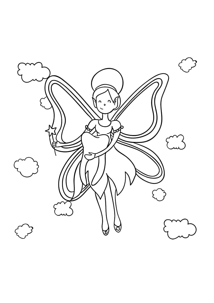 Fairy Coloring Book for girls