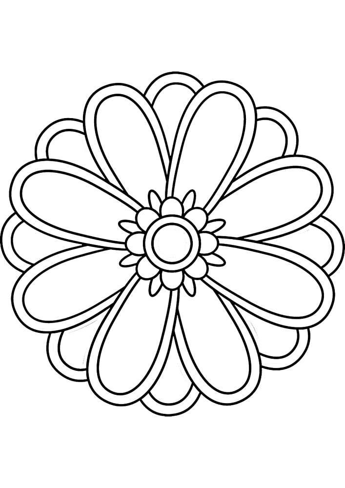 Detaillierte Blume