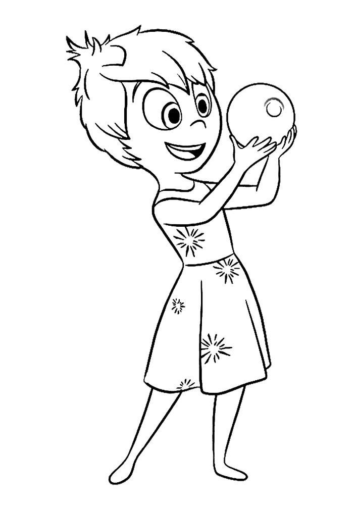 Coloriage d'un personnage du dessin animé Disney 