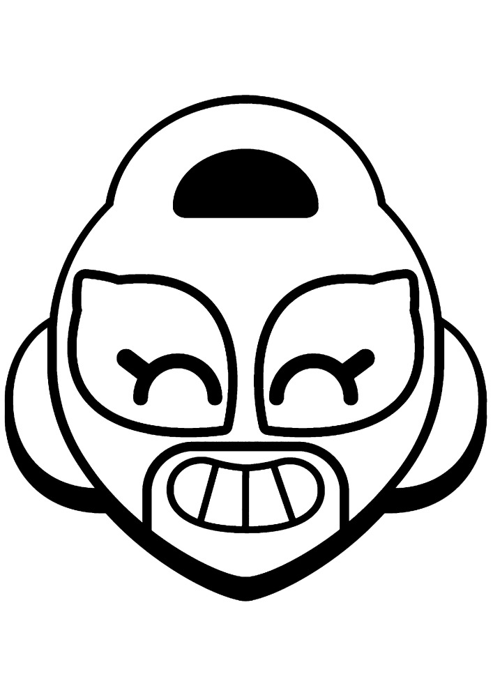Emoji personagem do jogo para crianças.