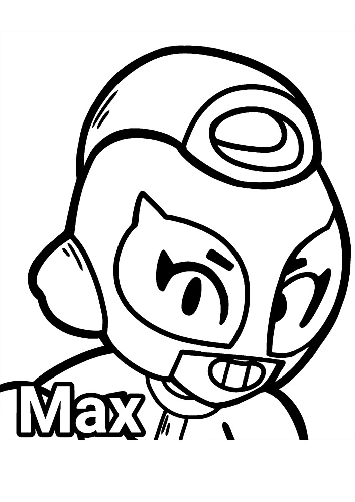 Max's Face is a coloring book that is suitable for children, because it is easy to decorate.