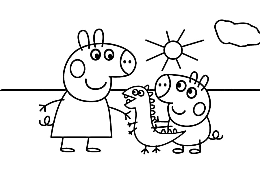 Página Peppa Pig #43906 (desenhos animados) para colorir – Páginas para  Colorir Imprimíveis