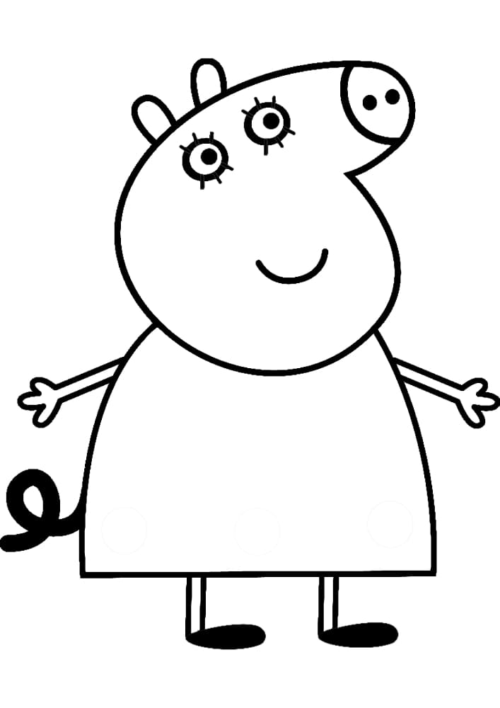 Peppa Pig Malbuch für Kinder