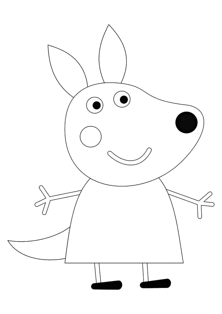 Página Para Colorir Peppa Pig