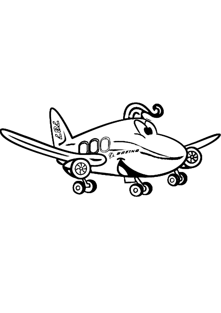 Technique en direct de dessins animés, conçu pour le transport de passagers.