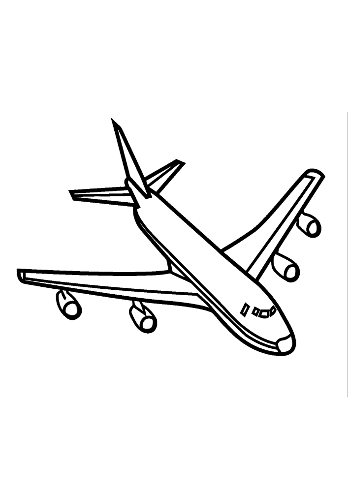 Airliner Coloring Book