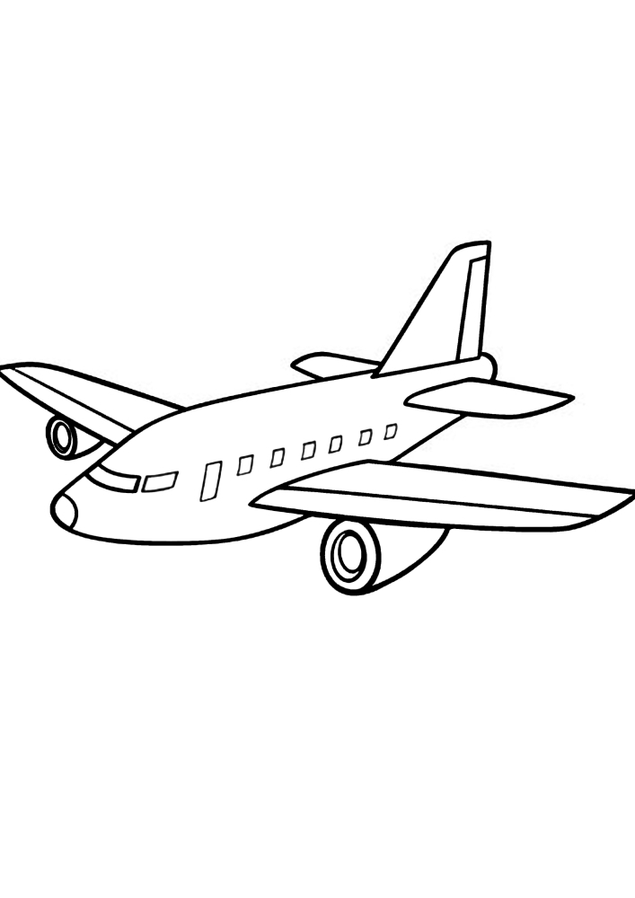 Avião de passageiros-avião
