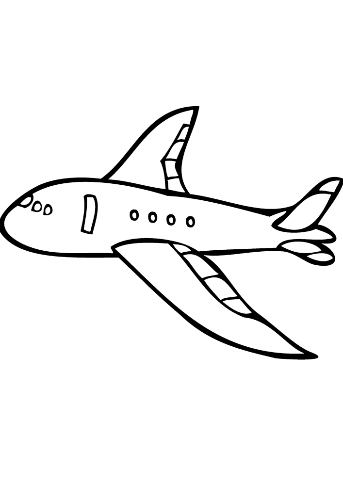 L'avion ressemble à un oiseau