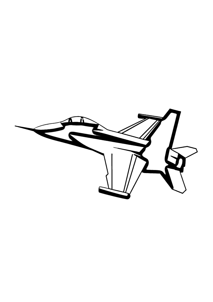 Kampfjet wird für militärische Zwecke eingesetzt