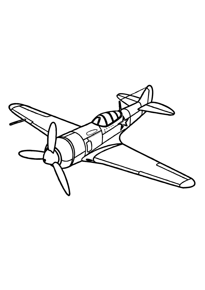 La-7 est un avion monomoteur et monomoteur soviétique
