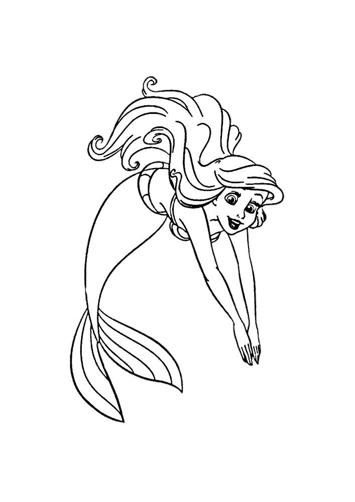 Ariel avec un arc
