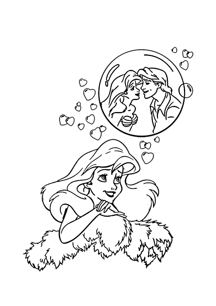 Ariel sonha com um príncipe