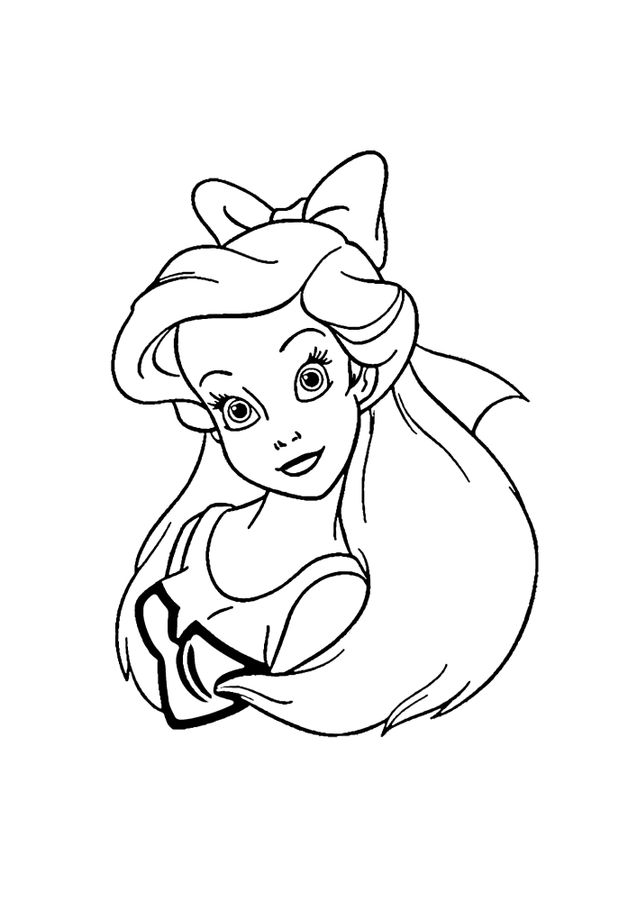 Ariel - coloring book for girls