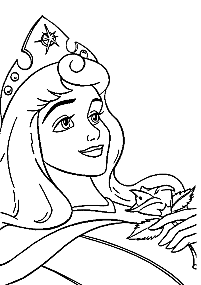 Sleeping Beauty-coloring book for girls